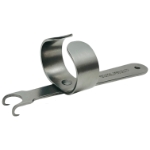 Millard (Kilner) Double Hook, Swivel Ring, 11mm Blade Width, 11mm Blade Length, 32mm Ring Width, 25mm Ring Height, Overall Length 3-1/4" (84mm) 