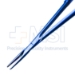 Jacobson Micro Needle Holder, Titanium, Straight, Diamond Coated 12mm x 1mm Jaws, Slim-Line Box Lock, Suture 5-0 Or Smaller, Round Handle, Overall Length 8-1/4" (210mm) - 4114-180