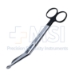 Lister Bandage Scissors, Super Cut, Angled, Probe Tip, Black Ring Handles, Overall Length 7-1/4" (185mm) - 19-133697