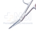 Lister Bandage Scissors, Angled, Probe Tip, Two Tone Finish, Overall Length 3-1/2" (90mm) - 19-13694
