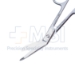 Lister Bandage Scissors, Angled, Probe Tip, Two Tone Finish, Overall Length 4-1/2" (114mm) - 19-13695