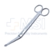 Lister Bandage Scissors, Angled, Probe Tip, Two Tone Finish, Overall Length 7-1/4" (185mm) - 19-13697