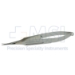 Westcott Conjunctival Scissors, Lightly Curved, 10mm Blunt Blades, 20mm Mid-Screw To Tip, Serrated Wide Handle, Polished Finish, Overall Length 5-1/3" (136mm) - 242-455-599
