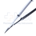 Westcott Conjunctival Scissors, Straight Blunt Tips, 16mm Mid-Screw To Tip, Wide Serrated Handle, Polished Finish, Overall Length 4-7/8" (124mm) - 5-4427-SB