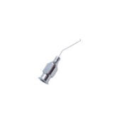 Youens Lasik Lens Manipulating Cannula, 30ga, Double Angle, First Angle 12mm From Bend To Tip, Second Angle 90 Degrees, 0.8mm From Bend To Open End Port, Working Length 2/3" (17mm) 1786714,11/8/6791,K7-5680