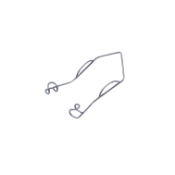 Premature Infant Self Retaining Retractor, Medium, Round Wire Blades, Blade Length 5mm, Overall Length 1-1/2" (38mm) 