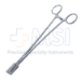 Proud Fascia Crusher Forceps, Wide Box Lock, 32mm x 22mm Plate, Ring Handles, Overall Length 9-3/4" (248mm) - 114-2796-P1