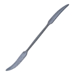 Putti Bone Rasp, Double Ended, Flat Blade Curved Up, Flat Blade Curved Sideways, Overall Length 11'' (279mm) 
