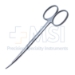 Ragnell (Kilner-Ragnell) Dissecting Scissors, Curved, Blunt Tips, Special Flat Points For Dissecting Skin, Two Tone Finish, Overall Length 5" (125mm) - 19-13299