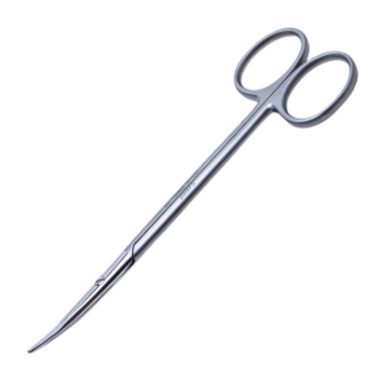 Ragnell (Kilner-Ragnell) Dissecting Scissors, Curved, Blunt Tips, Special Flat Points For Dissecting Skin, Two Tone Finish, Overall Length 5-1/3" (135mm) 