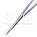 Ragnell (Kilner-Ragnell) Dissecting Scissors, Curved, Blunt Tips, Special Flat Points For Dissecting Skin, Two Tone Finish, Overall Length 6-1/4" (150mm) - 19-13301