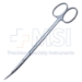 Ragnell (Kilner-Ragnell) Dissecting Scissors, Curved, Blunt Tips, Special Flat Points For Dissecting Skin, Two Tone Finish, Overall Length 6-1/4" (150mm) - 19-13301