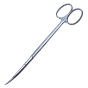 Ragnell (Kilner-Ragnell) Dissecting Scissors, Curved, Blunt Tips, Special Flat Points For Dissecting Skin, Two Tone Finish, Overall Length 6-1/4" (150mm) 