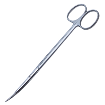 Ragnell (Kilner-Ragnell) Dissecting Scissors, Curved, Blunt Tips, Special Flat Points For Dissecting Skin, Two Tone Finish, Overall Length 6-1/4" (150mm) 
