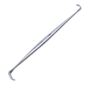 Ragnell-Linde Retractor, Double Ended, Serrated, 4mm x 8mm Blade, 6mm x 15mm Blade, Overall Length 5-1/4" (133mm) 