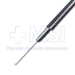 Rappazzo Intraocular Foreign Body Scissors, Sharp Pointed Tips, Guillotine Action, 20ga Diameter Shaft, 1mm Jaw, Lightweight Squeeze Handle, Dull Finish, Overall Length 6-3/8" (163mm) - 5-2072-A