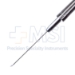 Rappazzo Intraocular Foreign Body Forceps, Stationary Distal Jaw, Angled 45 Degrees, 20ga Diameter Shaft, 1.5mm Diamond Dusted Jaw, Inner Jaw Space 2mm, Lightweight Squeeze Handle, Dull Finish, Overall Length 5-3/4" (145mm) - 5-2072-D