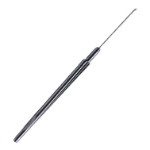 Rappazzo Intraocular Foreign Body Forceps, Stationary Distal Jaw, Angled 45 Degrees, 20ga Diameter Shaft, 1.5mm Diamond Dusted Jaw, Inner Jaw Space 2mm, Lightweight Squeeze Handle, Dull Finish, Overall Length 5-3/4" (145mm) E1961 D,E1961 D