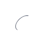 Regular Surgeons Needle, 1/2 Circle, Tapered Point, Size 4 