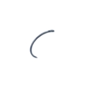 Regular Surgeons Needle, Half Circle, Tapered Point, Size 9 