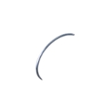 Regular Surgeons Needle, Half Circle, Size 6 