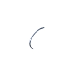 Regular Surgeons Needle, Half Circle, Size 9 