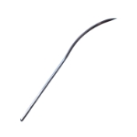 Regular Surgeons Needle, Half Circle, Curved Cutting Edge, Size 1 