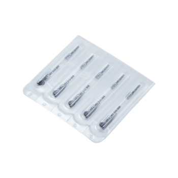 Replacement Carbide Burr, 1mm, Algerbrush 2, 5 Per Package 
