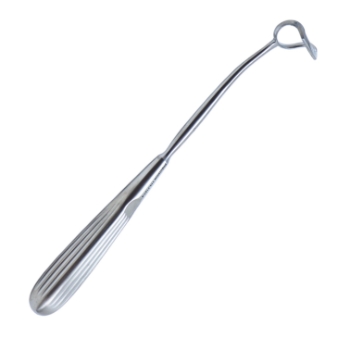 Adenoid Curette, Reverse Curved, Size 4 