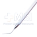 Reversed Sinskey Iris IOL Hook, 0.2mm Reverse Hook, 12mm Bend To Tip For DSAEK, Round Handle, Polished Finish - 5-4220
