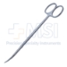 Reynolds (Jamison) Scissors, Curved, Tenotomy Style Tips, Satin Finish, Overall Length 6-1/4" (160mm) - 19-13314-SF