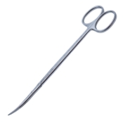 Reynolds (Jamison) Scissors, Curved, Tenotomy Style Tips, Satin Finish, Overall Length 6-1/4" (160mm) 