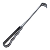 Richardson Retractor, 19mm x 25mm (3/4" x 1") Blade, Lightweight Cutout Grip Handle, Overall Length 9-1/2" (241mm) 