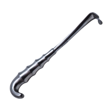 Richardson Retractor, Grip Handle, 3/4" Wide, 1" Deep, Overall Length 9-1/2" (241mm) 