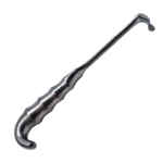 Richardson Retractor, 25mm x 19mm Blade, Scalloped Hollow-Gripped J-Handle 