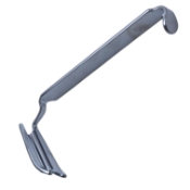 Ring Blade #2, Right, 22mm x 57mm Blade, Groove In Blade For Endotracheal Tubes Up To 24Fr, Overall Length 6.2" (155mm) 