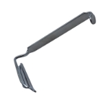Ring Blade #3, Left, 29mm x 72mm Blade, Groove In Blade For Endotracheal Tubes Up To 29Fr, Overall Length 6.4" (160mm) 