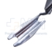 Ring Blade #4, Left, 34mm x 85mm Blade,  Groove In Blade For EndoTracheal Tubes Up To 37Fr, Overall Length 6.4" (160mm) - 114-8620-4L