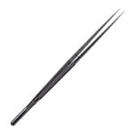 Ring Tip Counter Balance Forceps, Straight, 1mm, Diamond Dusted Ring, Overall Length 10" (250mm) 