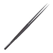 Ring Tip Counter Balance Forceps, Straight, 1mm, Diamond Dusted Ring, Overall Length 10" (250mm) 