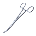 Rochester Carmalt Artery Forceps, Curved, Longitudinal Serrated Jaws, Overall Length 6-1/4" (159mm) 
