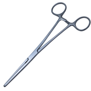 Rochester Carmalt Artery Forceps, Straight, Longitudinal Serrated Jaws, Overall Length 8" (203mm) 