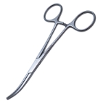 Rochester-Ochsner Forceps, Curved, Overall Length 5-1/2" (140mm) 