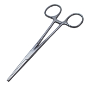 Rochester-Ochsner Forceps, Straight, 1 x 2 Teeth, Overall Length 6-1/4" (159mm) 