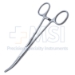 Rochester-Ochsner Forceps, Curved, 1 x 2 Teeth, Overall Length 6-1/4" (159mm) - C6418