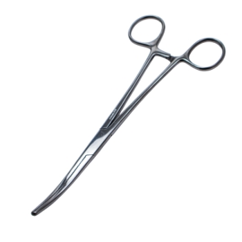 Rochester Pean Forceps, Curved, Floor Grade, Overall Length 6-1/4" (159mm) 