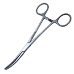 Rochester Pean Hemostatic Forceps, Curved, 6-1/4" (159mm) 