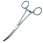 Rochester Pean Forceps, Curved, Overall Length 6-1/4" (159mm) 