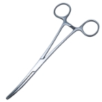 Rochester Pean Forceps, Curved, Overall Length 7-1/4" (184mm) 