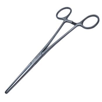 Rochester Pean Hemostatic Forceps, Straight, Overall Length 8" (200mm) 